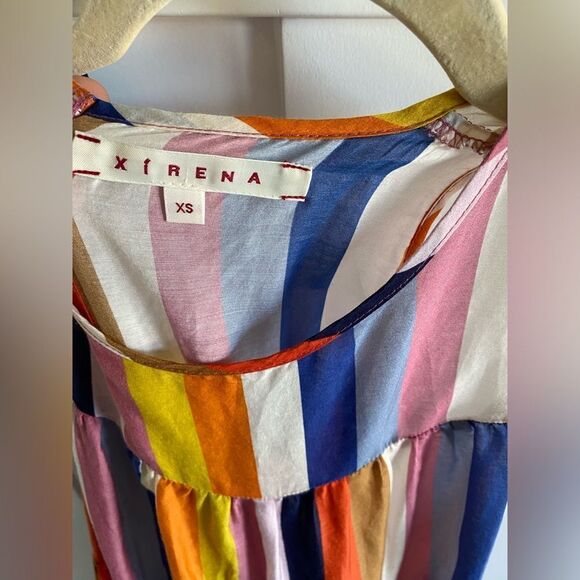 Xirena Eva Dress in Colorful Aventine Stripe - Picture 9 of 11